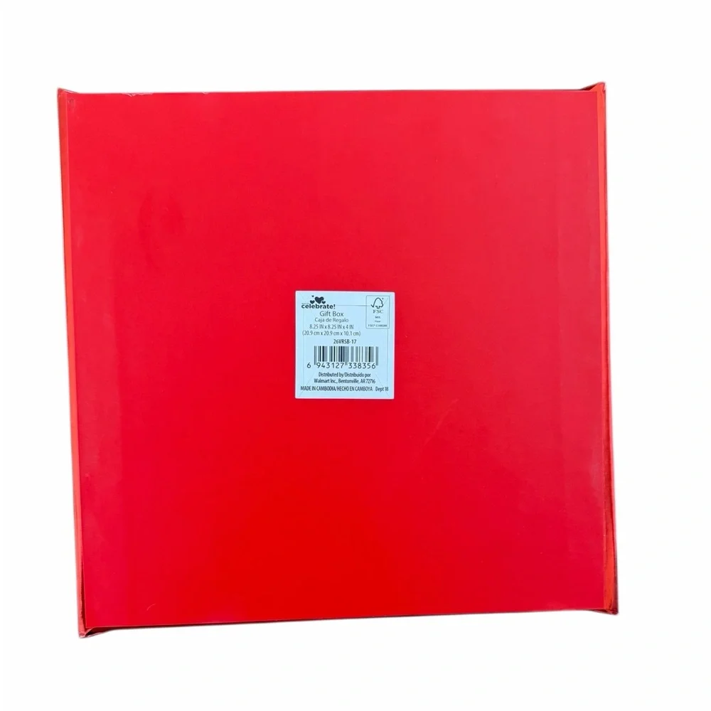 Red‎ Elegant Fancy Gift Box with Bow